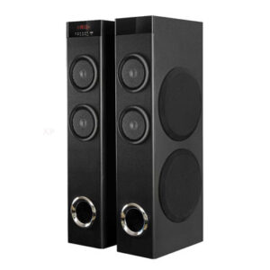 DJ2727Xkye dj1553 DLX (Wireless Mic, Remote Control, RGB Light) 4000 W Bluetooth Tower Speaker  (Black, 2.0 Channel)